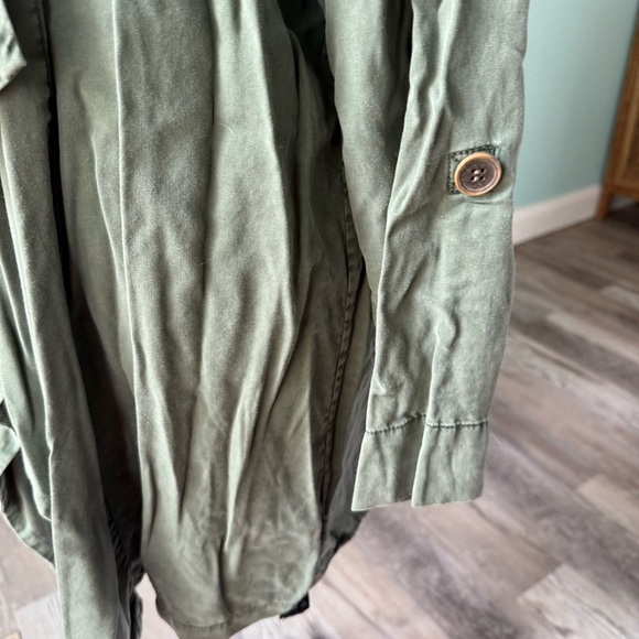 Sanctuary Olive Green Women's Drape Jacket Size Medium Military Green - Picture 3 of 5